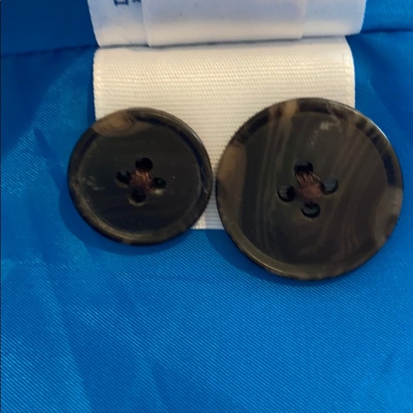 LANDS END CHESAPEAKE BLUE STORM‎ RAKER RAIN JACKET W HOOD SIZE MEDIUM - Picture 9 of 9